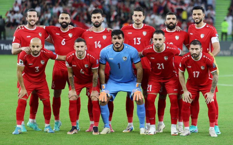 مباراة منتخب سوريا أمام أوزبكستان في في كأس آسيا 2023/2024